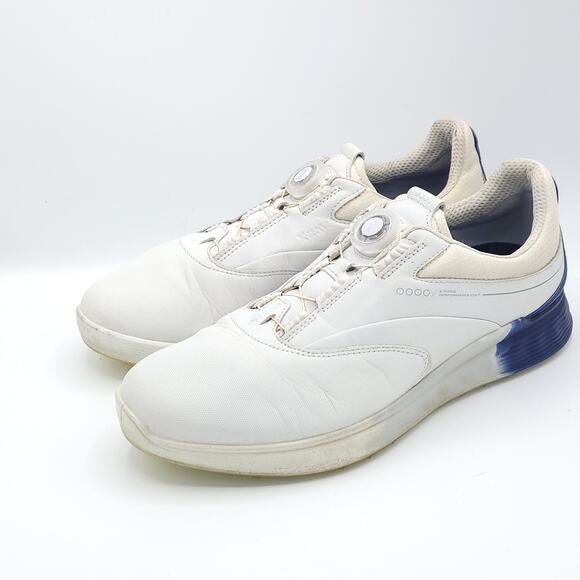 ECCO  Golf D-Three Boa white blue men's size 42  9 us - Picture 1 of 9